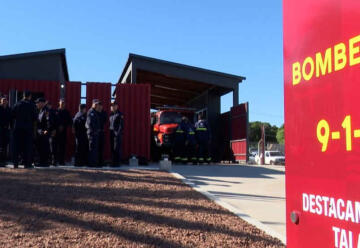 Tala: Se inauguró nuevo destacamento de bomberos
