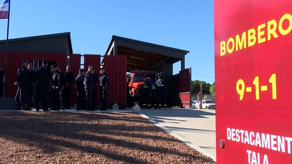 Tala: Se inauguró nuevo destacamento de bomberos