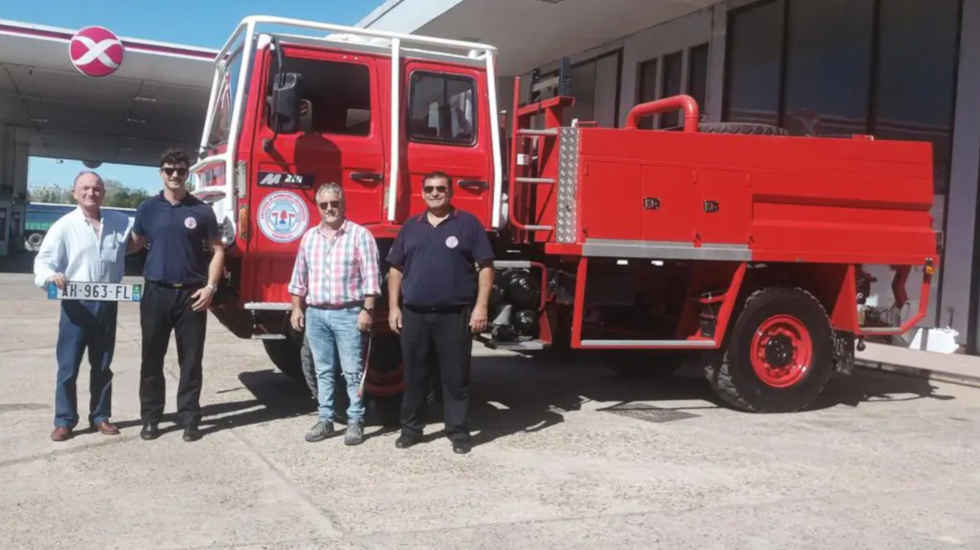 Bomberos de Carabelas ya tiene la nueva unidad forestal