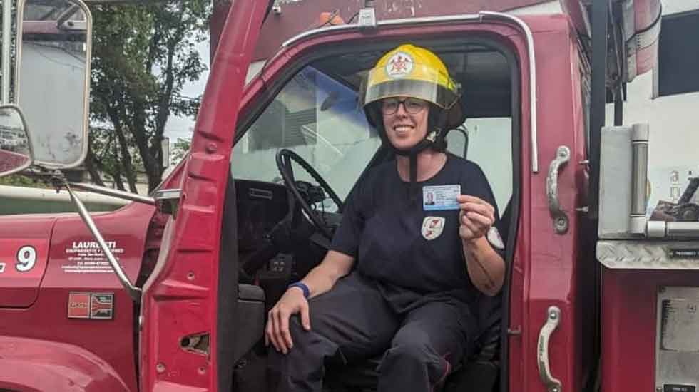 Bomberos de Reconquista ahora cuenta con su primera mujer chofer