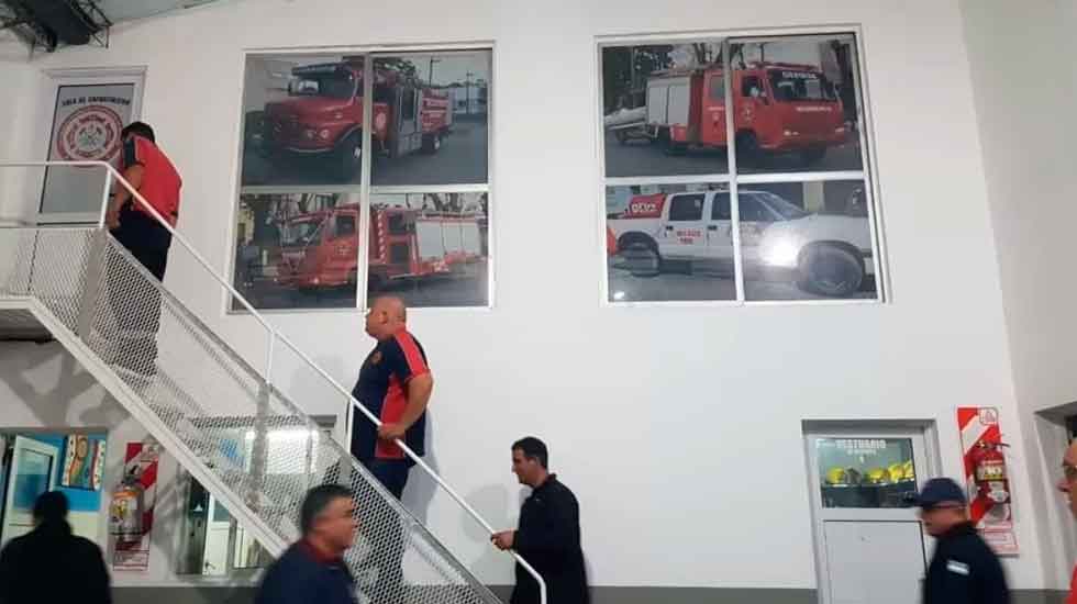 Nueva sala de capacitación en el cuartel de Bomberos de El Carmen