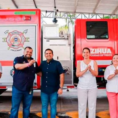 Bomberos de Zihuatanejo recibió un nuevo camión