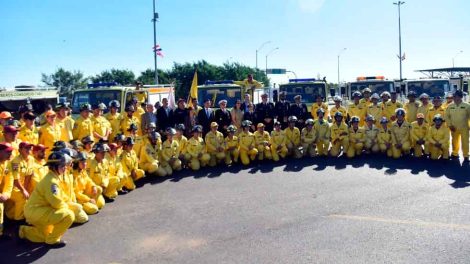 Nuevos equipos para los Bomberos Voluntarios del Paraguay