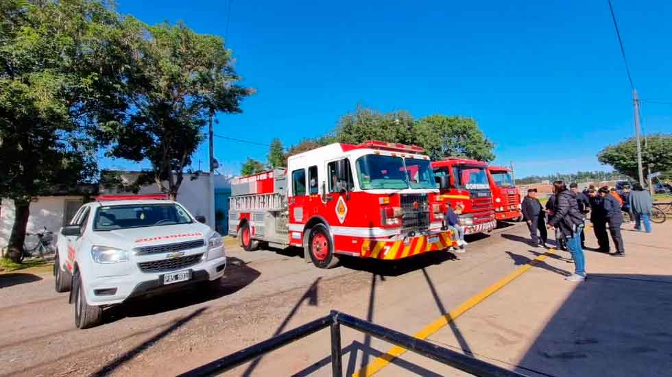 Bomberos Voluntarios de Coronel Bogado con nuevo Cuartel