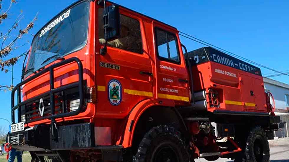 Nuevo móvil para los Bomberos Voluntarios de Emilio V. Bunge