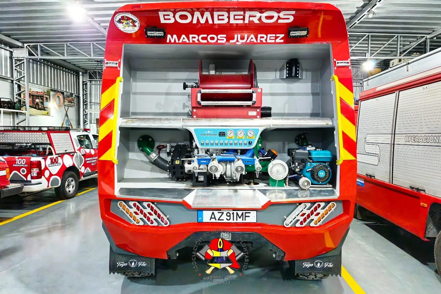 Bomberos Voluntarios de Marcos Juárez tienen nueva unidad forestal 