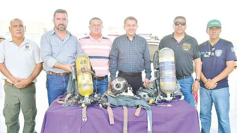 La Fundación 911 hizo una donación de equipos a Protección Civil