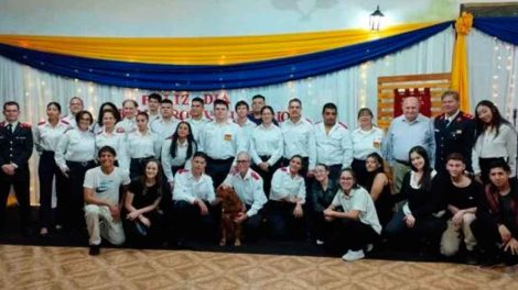 Cena de Gala y Ascensos en Bomberos Voluntarios de Oberá