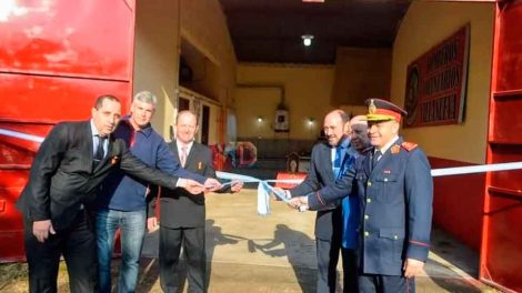 En un día histórico se oficializó el Cuerpo Activo de Bomberos de Villanueva