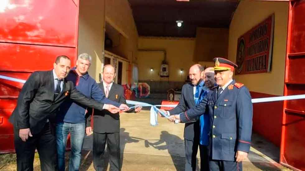 En un día histórico se oficializó el Cuerpo Activo de Bomberos de Villanueva