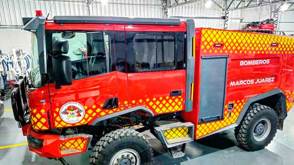 Bomberos Voluntarios de Marcos Juárez tienen nueva unidad forestal 