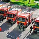Cinco nuevos camiones para los Bomberos de Uruguay