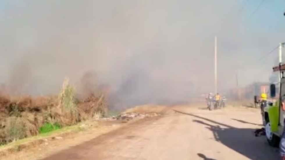 Lograron controlar un gran incendio tras cinco horas de trabajo