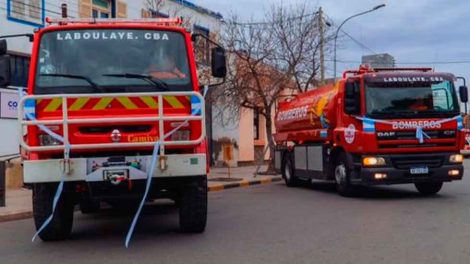 Bomberos Voluntarios de Laboulaye fortalecen su capacidad operativa