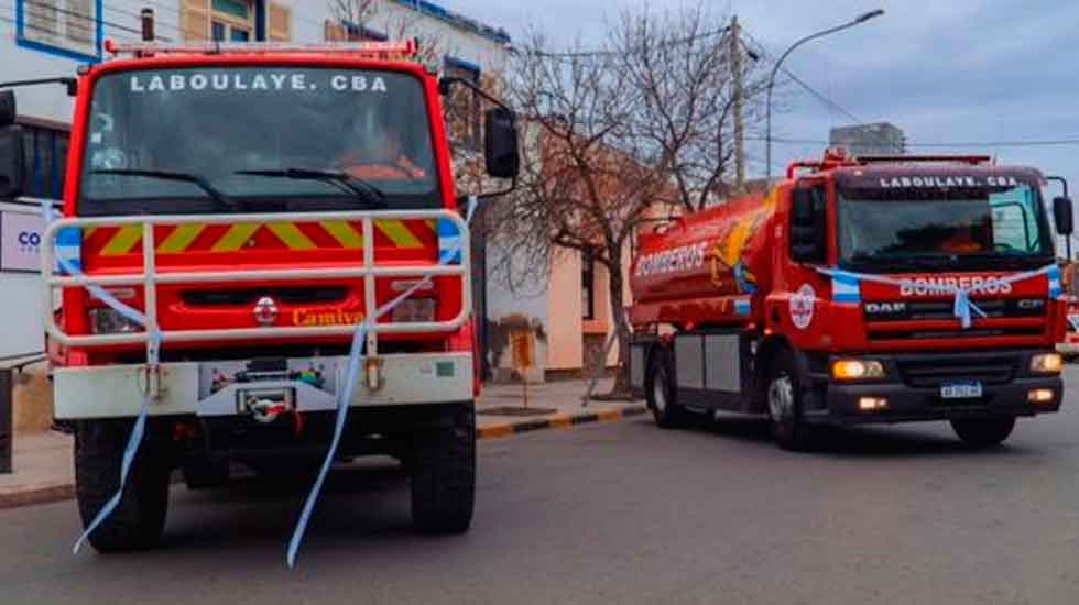 Bomberos Voluntarios de Laboulaye fortalecen su capacidad operativa