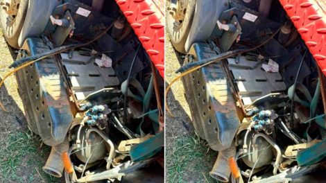 Rompieron los cables de un camión de Bomberos para robarle la batería