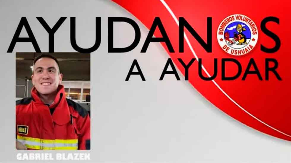 Bomberos de Ushuaia inician colecta solidaria para ayudar a un compañero