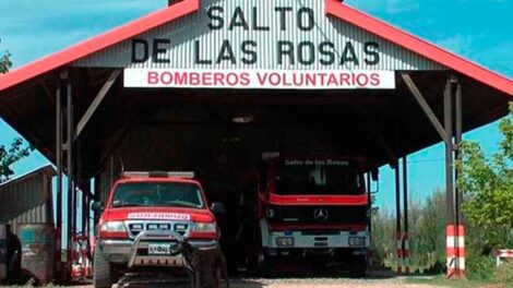 Bomberos sumaron internet satelital en uno de sus móviles