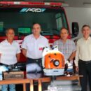 Genneia donó equipamiento al cuartel de Bomberos Voluntarios de Rawson