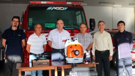 Genneia donó equipamiento al cuartel de Bomberos Voluntarios de Rawson