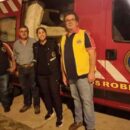 Bomberos Voluntarios de Roberts llevaron donaciones a Bahía Blanca