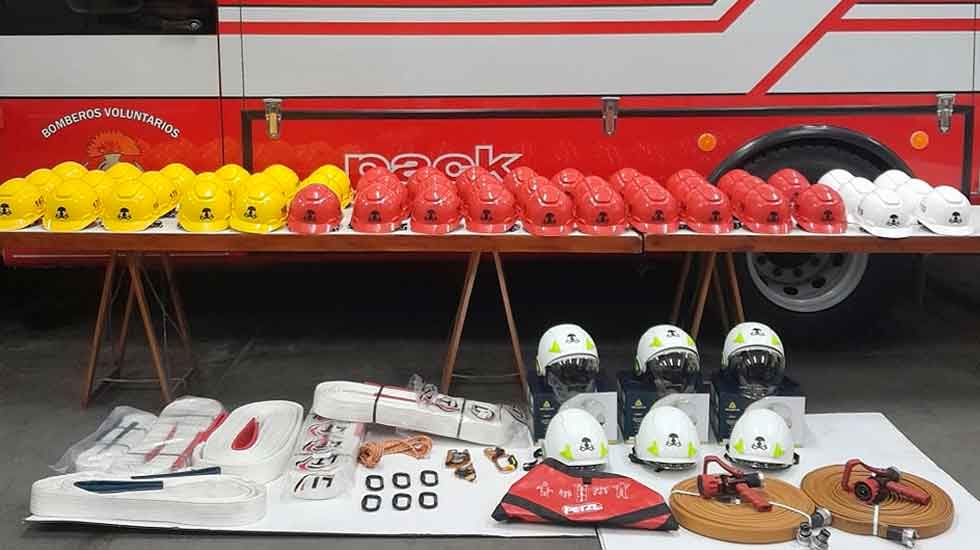 Bomberos incorporó equipamiento con una gran inversión