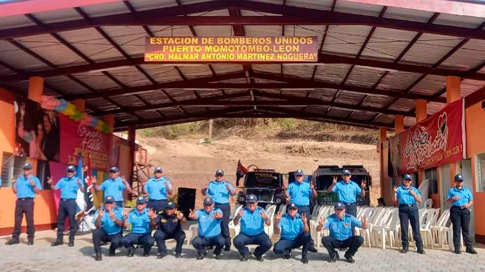 Bomberos Unidos inauguran estación 223 en Puerto Momotombo