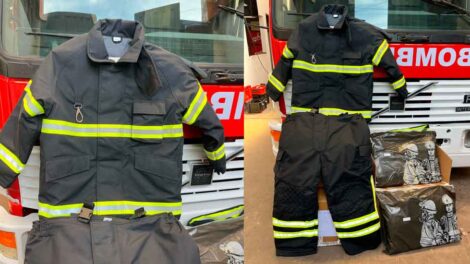 Fire Equipamientos entrega nuevos trajes estructurales a Bomberos de Charata
