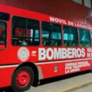 Los Bomberos de Berisso entregaron donaciones en Bahía Blanca