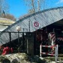 Cuartel de bomberos fue destrozado por histórica granizada