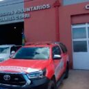 La Agrupación Serrana llevó donaciones a Bomberos de Cerri