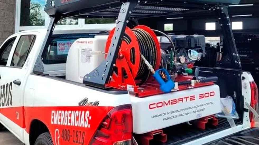 Bomberos de Roldán suma a su flota una unidad de ataque rápido