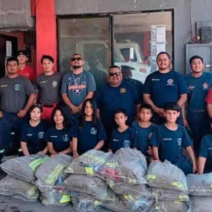 Bomberos y Protección Civil reciben donación de equipos de protección