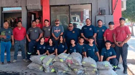 Bomberos y Protección Civil reciben donación de equipos de protección