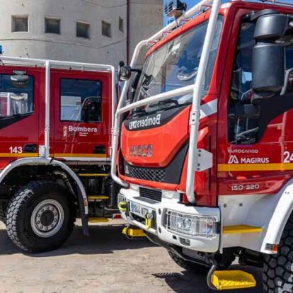 Bomberos refuerza su flota de vehículos con diez nuevas autobombas