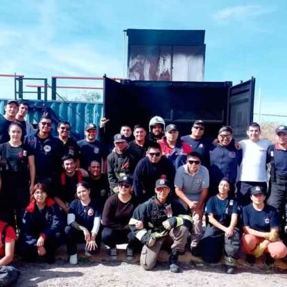 Bomberos realizaron capacitación en Incendios Estructurales