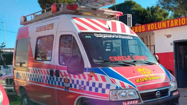 Bomberos Voluntarios de Puerto del Este con una nueva unidad de rescate