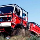 Bomberos de Olavarría se capacitaron en conducción 4x4