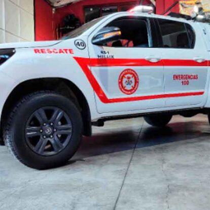Bomberos Voluntarios de San Martín de los Andes con nuevo movil