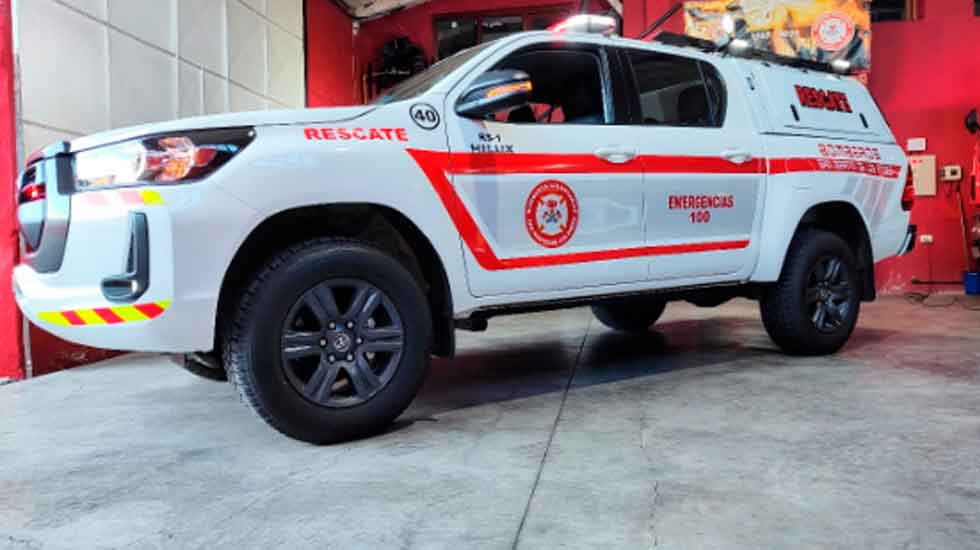 Bomberos Voluntarios de San Martín de los Andes con nuevo movil
