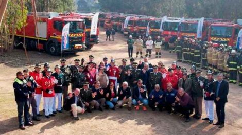 Entregan 23 carros cisterna a Bomberos de la Región de O’Higgins