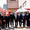 Sistema de emergencia nacional recibe 50 vehículos donados por bomberos de Japón