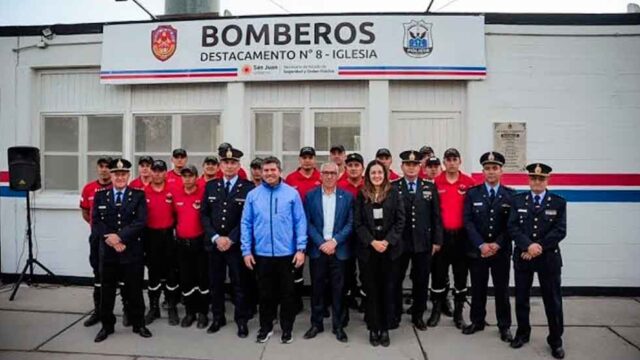 Inauguración del nuevo Destacamento de Bomberos N°8 en Iglesia