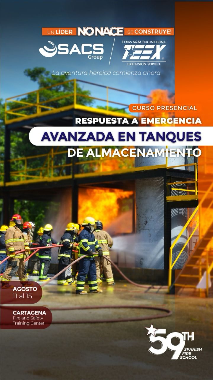 Curso internacional sobre respuesta a emergencias en tanques de almacenamiento