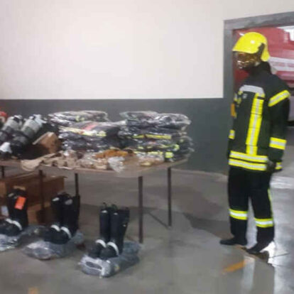 Bomberos Voluntarios de Saladillo incorporó indumentaria