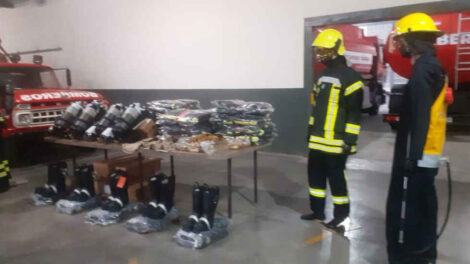 Bomberos Voluntarios de Saladillo incorporó indumentaria