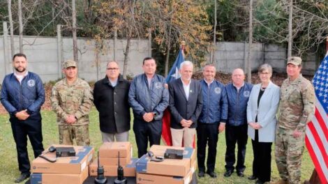Bomberos recibe importante donación de la Embajada de Estados Unidos