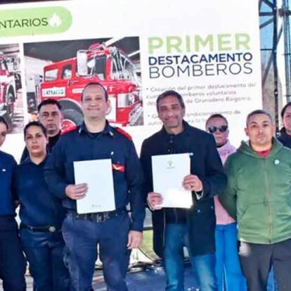 Crearon el Destacamento de Bomberos Voluntarios de Ybarlucea