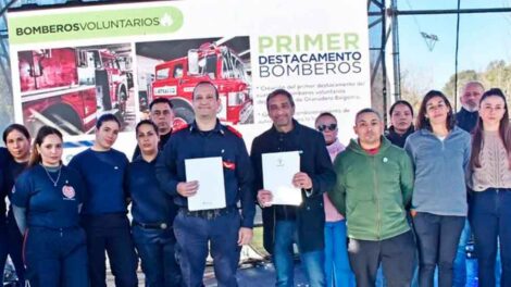 Crearon el Destacamento de Bomberos Voluntarios de Ybarlucea