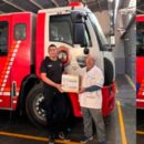 Entrega de botiquines de emergencia a bomberos voluntarios